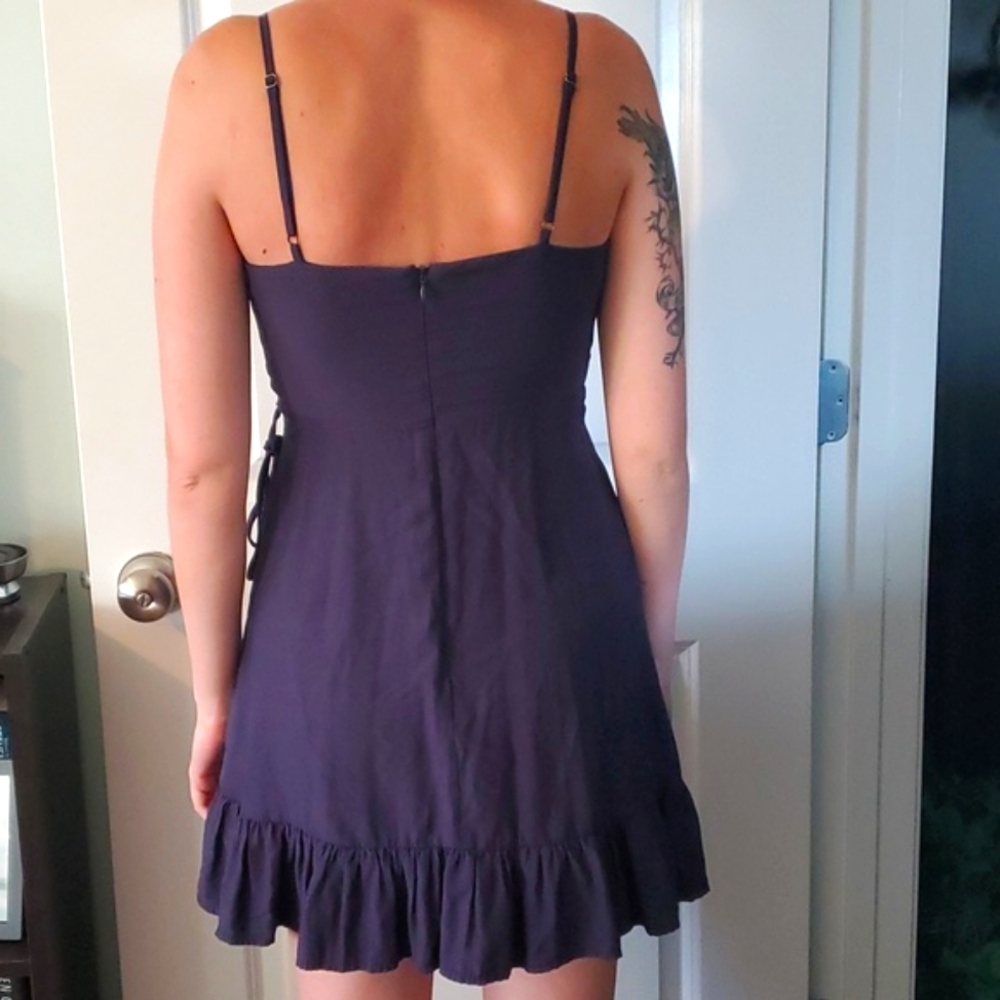 Altar'd State Wrap Dress With Ruffled Hem - Picture 7 of 9